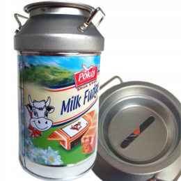 Krówki mleczne 250g w puszce skarbonce