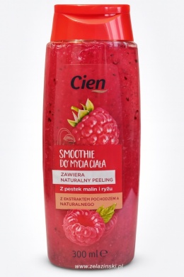 Cien Vegan Smoothie peeling żel pod prysznic PESTKI MALIN I RYŻ 300ml