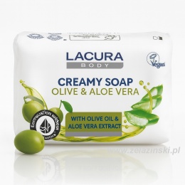 Kremowe mydło w kostce 150g OLIWKA I ALOES