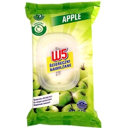 W5 Ściereczki mokre uniwersalne sprzątania APPLE