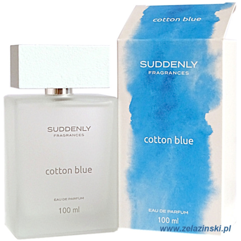 Suddenly Fragrances Cotton Blue EDP 100 ml woda perfumowana damska Suddenly Fragrances Cotton Blue EDP 100 ml woda perfumowana damska