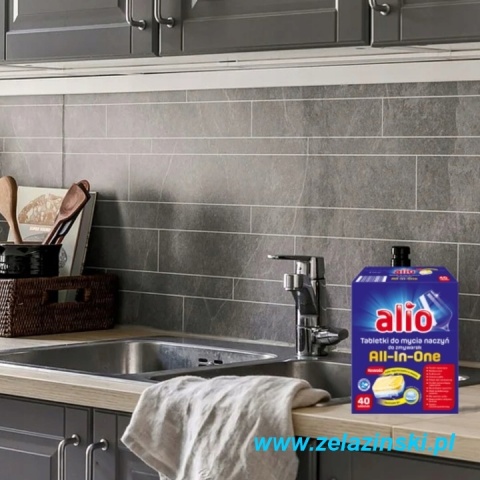 Tabletki do zmywarki alio All-In-One 40 sztuk Tabletki do zmywarki alio All-In-One 40 sztuk