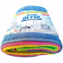 W5 Ściereczki z mikrofibry ścierka 30x30 cm uniwersalne ULTRA BŁYSK