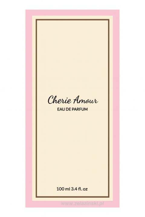 Woda perfumowana damska EDP Cherie Amour - Kochana Miłości 100ml Woda perfumowana damska EDP Cherie Amour - Kochana Miłości 100ml